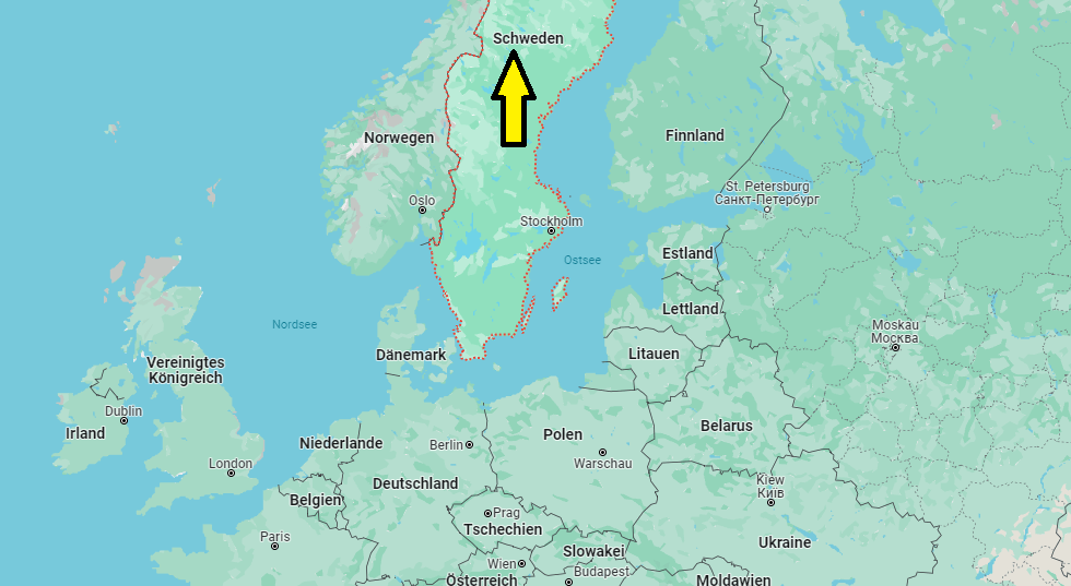 In welchem Teil von Europa liegt Schweden