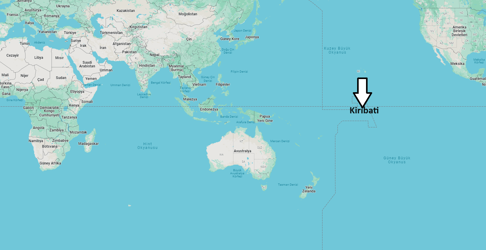 Auf welchem Kontinent liegt Kiribati