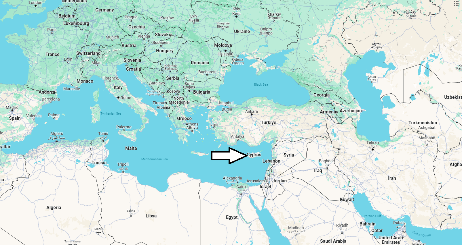 Auf welchem Kontinent liegt die Türkische Republik Nordzypern