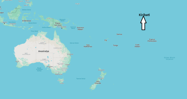 Wo genau liegt Kiribati