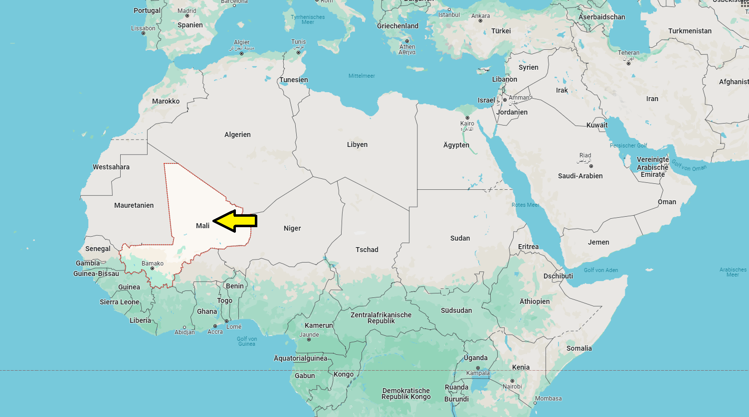 Auf welchem Kontinent liegt Mali