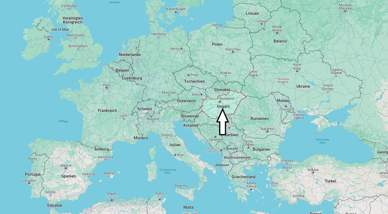 Auf welchem Kontinent liegt Ungarn